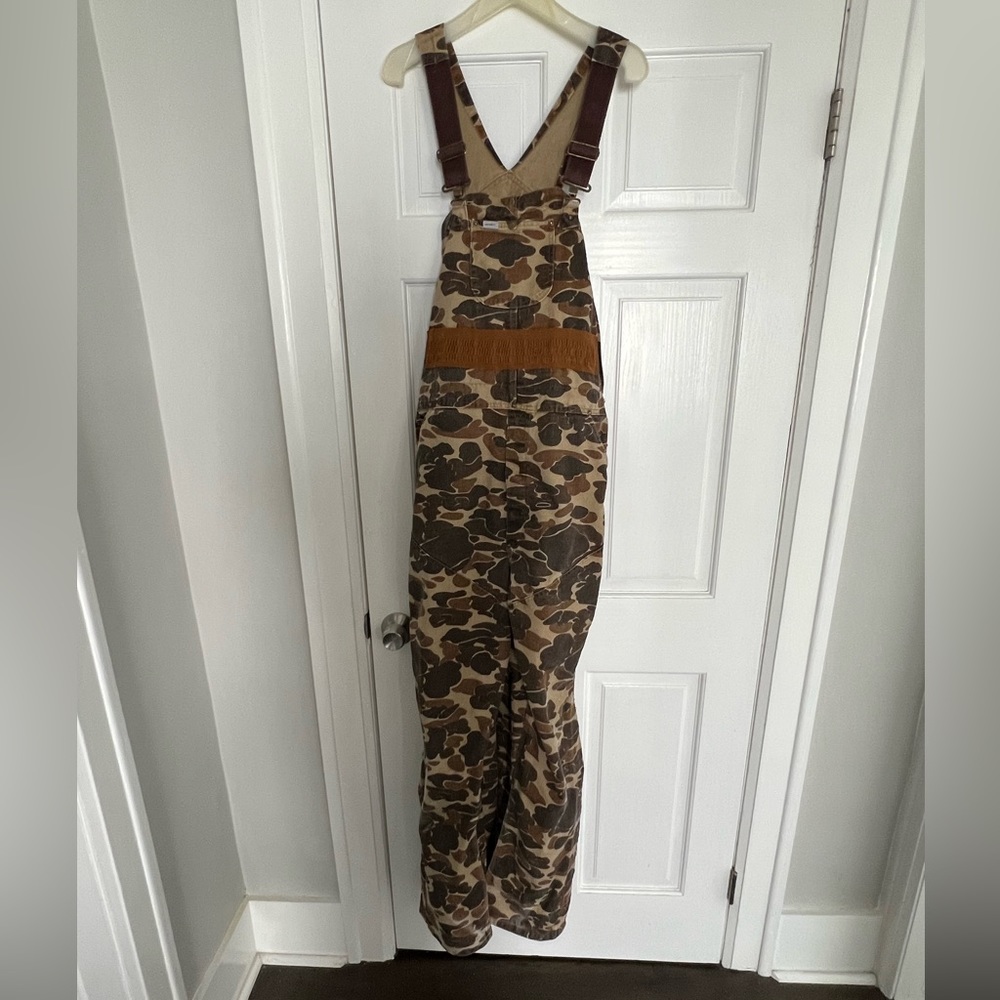 Vintage Carharrt Camo Overalls. BU 123 Men’s 38 x 34